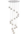 LITE SOURCE CHROME 18-LIGHT CHANDELIER