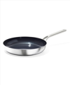 Oxo Mira Tri-ply Stainless Steel Non-stick 12" Frying Pan In Stainless Steel