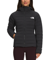 The North Face Belleview Stretch 600-fill Power Down Coat In Tnf Black