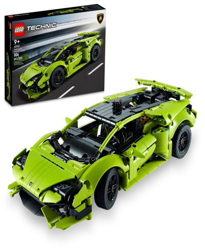 Lego Kids' Technic Lamborghini Huracan Tecnica Advanced Sports Car Building Kit In Multicolor