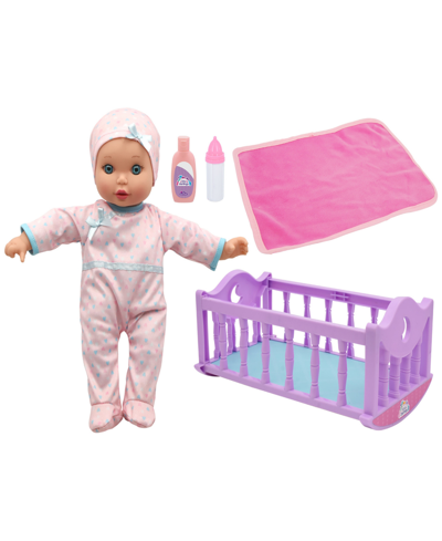 Little Darlings Crib Time Fun 12" Doll Playset, New Adventures, Children's Pretend Play In Multi