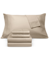 FAIRFIELD SQUARE COLLECTION BROOKLINE 1400 THREAD COUNT 6 PC. SHEET SET, CALIFORNIA KING, CREATED FOR MACY'S