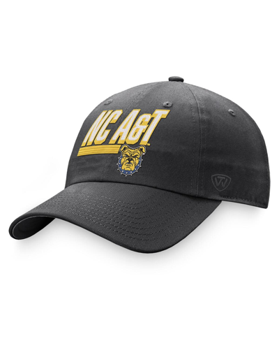 Top Of The World Men's  Charcoal North Carolina A&t Aggies Slice Adjustable Hat