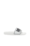 Diesel Men's Sa-mayemi Water-resistant Logo Pool Slides In Bianco