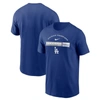 NIKE NIKE  ROYAL LOS ANGELES DODGERS 2023 NL WEST DIVISION CHAMPIONS T-SHIRT