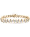 MACY'S DIAMOND TENNIS BRACELET (5 CT. T.W.) IN 10K GOLD, CREATED FOR MACY'S