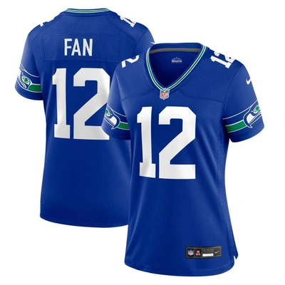 Nike 12th Fan Seattle Seahawks  Women's Nfl Game Football Jersey In Blue
