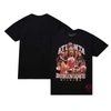 MITCHELL & NESS MITCHELL & NESS DOMINIQUE WILKINS BLACK ATLANTA HAWKS HARDWOOD CLASSICS BLING CONCERT PLAYER T-SHIRT