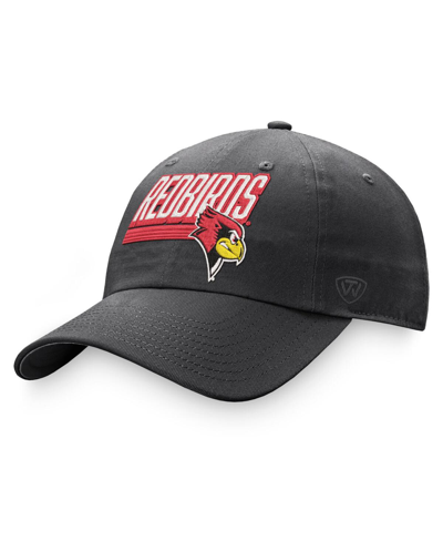 Top Of The World Men's  Charcoal Illinois State Redbirds Slice Adjustable Hat