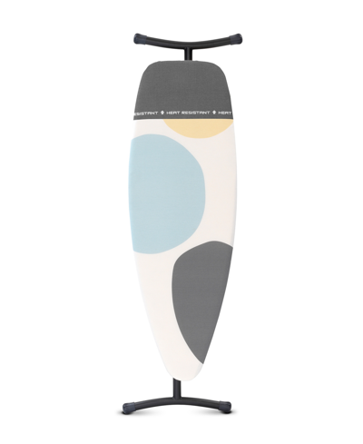 Brabantia Ironing Board D, 53" X 18", 135 X 45 Centimeter With Heat Resistant Iron Parking Zone, 1.4" 35 Milli In Spring Bubbles