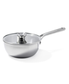 Oxo Mira Tri-ply Stainless Steel 10" Covered Chef's Pan In Stainless Steel