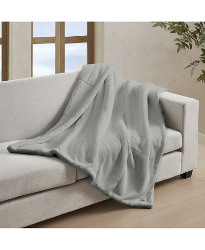 Ugg Basia Throw, 50" X 70" In Seal