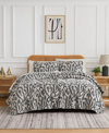 Southshore Fine Linens Khari Oversized 3 Piece Quilt Set, Full/queen In Charcoal