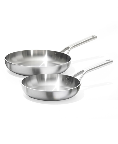 Oxo Mira Tri-ply Stainless Steel 2 Piece Frying Pan Set