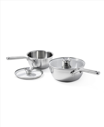 Oxo Mira Tri-ply Stainless Steel 2 Piece Covered Chef's Pan Set
