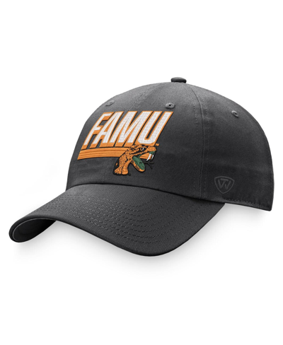 Top Of The World Men's  Charcoal Florida A&m Rattlers Slice Adjustable Hat
