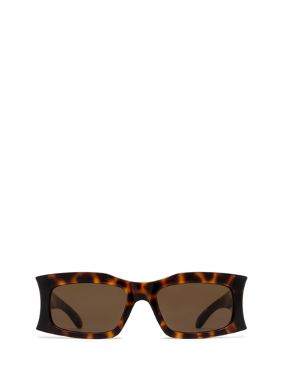 Balenciaga Eyewear Square Frame Sunglasses In Brown