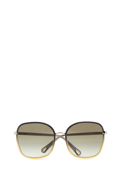 Chloé Eyewear Square Frame Sunglasses In Multi