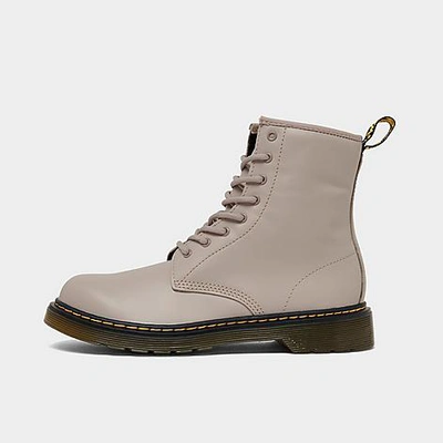 Dr. Martens' Kids' 1460 Leather Lace-up Boots In Vintage Taupe