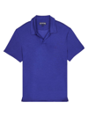 Vilebrequin Men's Classic-fit Jersey Polo In Bleu Neptune