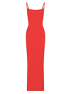 Skims Womens Poppy Soft Lounge Ribbed Stretch-jersey Maxi Dress