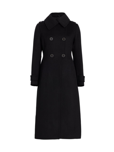 Mackage Women's Elodie-z Wool Peacoat In Black