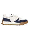 Sam Edelman Layla Sneaker Navy Suede Nylon In Navy