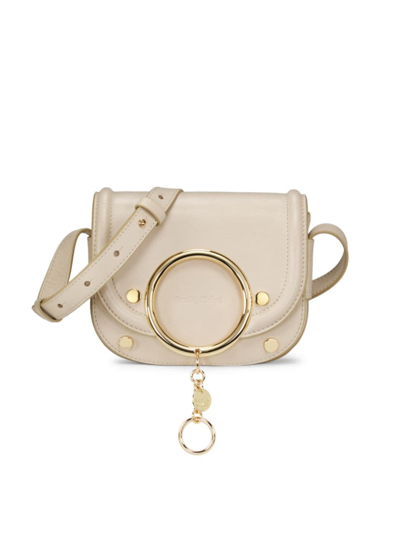 See By Chloé Women's Mara Leather Shoulder Bag In Cement Beige