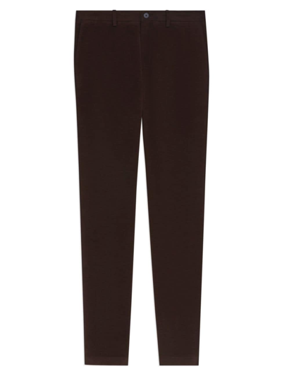 Theory Zaine Pant In Cotton Moleskin In Mink