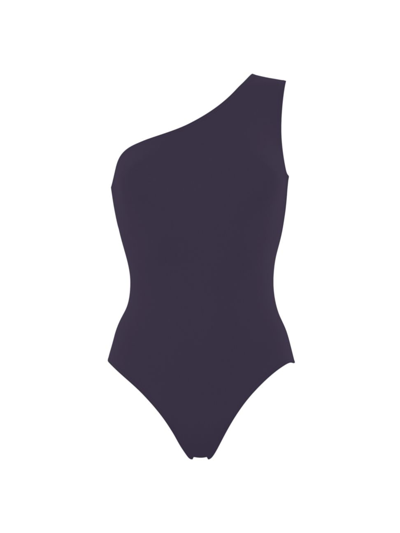 Eres Larcin One-piece Asymmetric Swimsuit In Inka