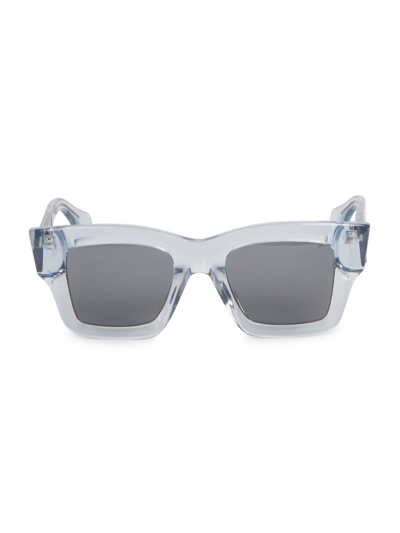 Jacquemus Baci Square-frame Sunglasses In Light Blue