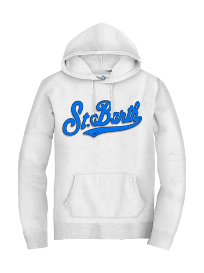 Mc2 Saint Barth Men's St. Barth Terry Hoodie In White