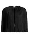 Herve Leger Icon Fringe Cape In Black