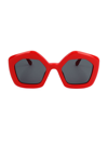 Marni Women's Laughing Waters 51mm Geometric Sunglasses In Red