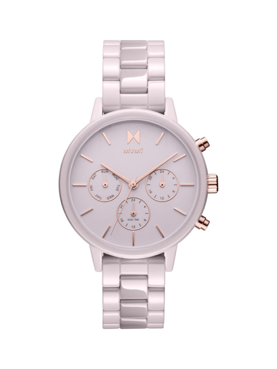 Mvmt Women's Nova Ceramic Blush Ceramic Bracelet Watch 38mm