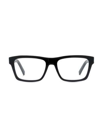 Givenchy Men's 53mm 4g Square Eyeglasses In Black