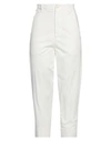 Virna Drò® Virna Drò Woman Pants Ivory Size 6 Cotton, Elastane In White