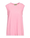 Drumohr Woman T-shirt Pink Size L Cotton