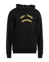 Diesel Man Sweatshirt Black Size S Cotton, Elastane