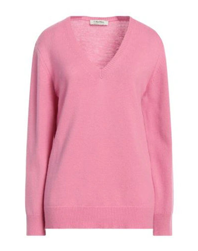 's Max Mara Woman Sweater Pink Size M Wool, Cashmere