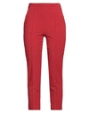 Elisabetta Franchi Woman Pants Brick Red Size 4 Polyamide, Elastane
