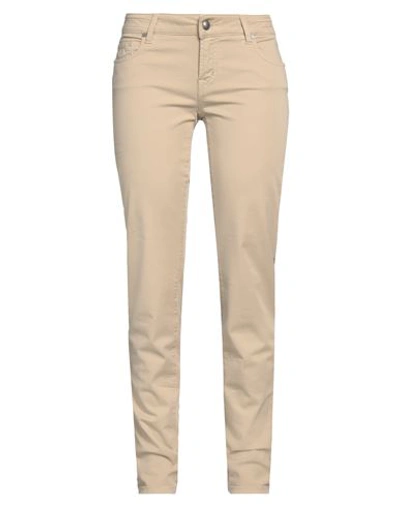 Jacob Cohёn Woman Pants Sand Size 26 Lyocell, Cotton, Elastane In Beige