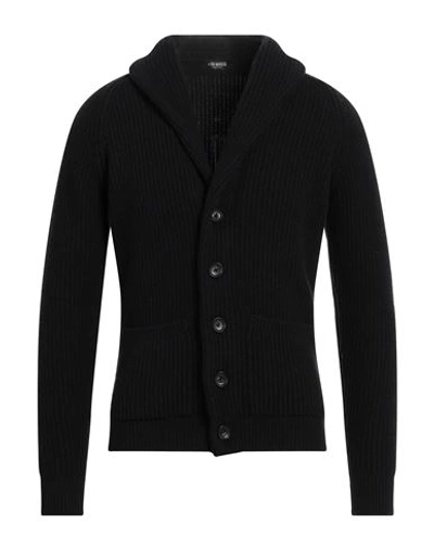 +39 Masq Man Cardigan Black Size 36 Wool In Black