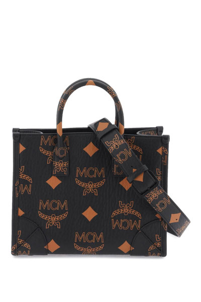 Mcm Small Munchen Tote Bag