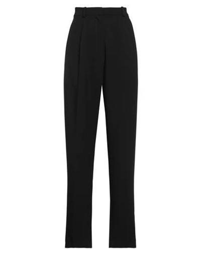 Just Cavalli Woman Pants Black Size 8 Polyester, Virgin Wool, Elastane