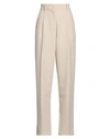 Just Cavalli Woman Pants Ivory Size 4 Polyester, Viscose, Elastane In White