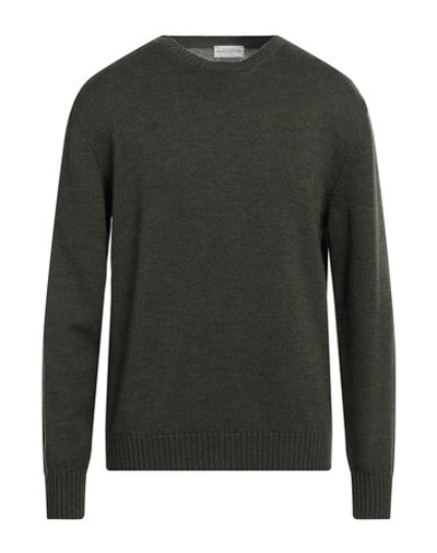 Ballantyne Man Sweater Military Green Size 44 Wool In Green