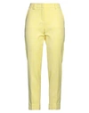 Seductive Woman Pants Yellow Size 14 Viscose, Polyester, Elastane
