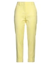 Seductive Woman Pants Yellow Size 14 Viscose, Polyester, Elastane In Yellow