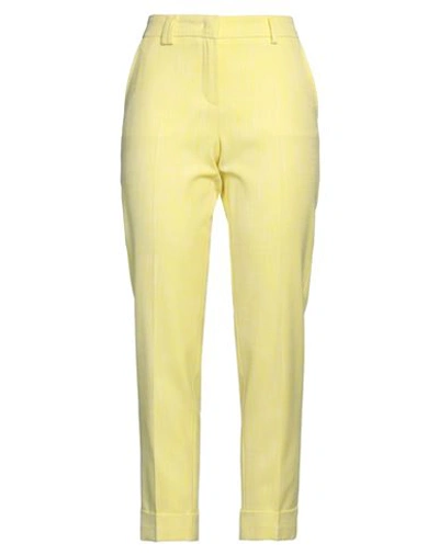 Seductive Woman Pants Yellow Size 6 Viscose, Polyester, Elastane